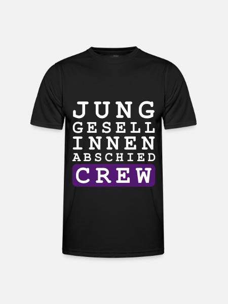 Hen Party Crew Hen - Men's Functional T-Shirt - black