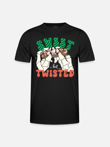 SWEET BUT TWISTED, CHRISTMAS GIFT - Men's Functional T-Shirt - black