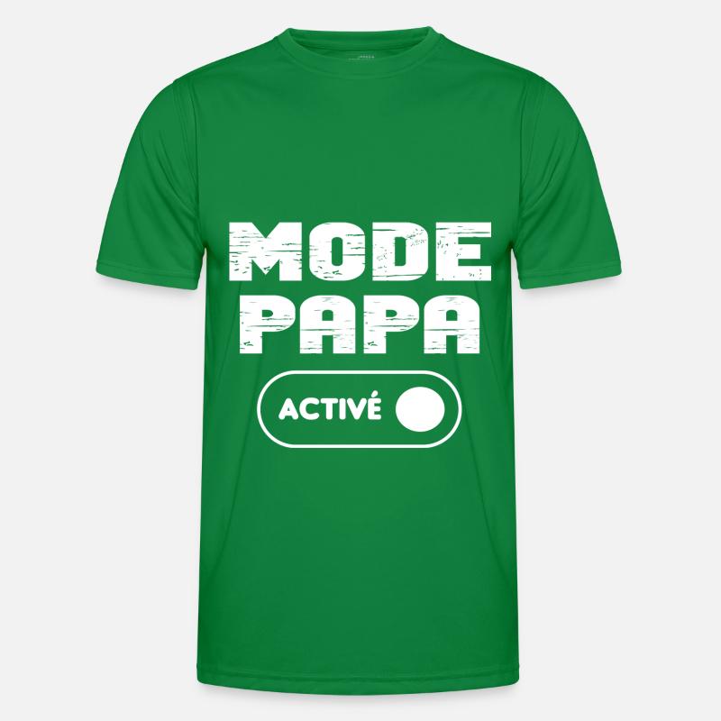 Mode papa activé T-shirt sport Homme