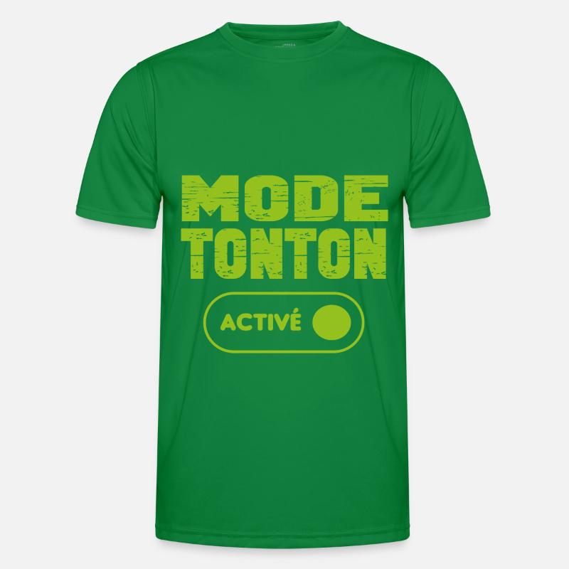 Mode tonton activé T-shirt sport Homme