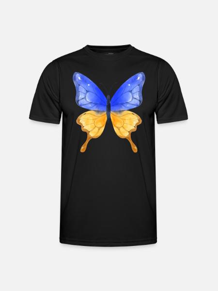 Sta achter Oekraïne Vrede Geen Oorlog - Functioneel T-shirt voor mannen - zwart