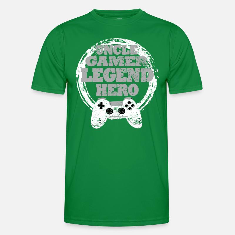 Onkel Gaming Retro Geschenkidee Männer Funktions-T-Shirt