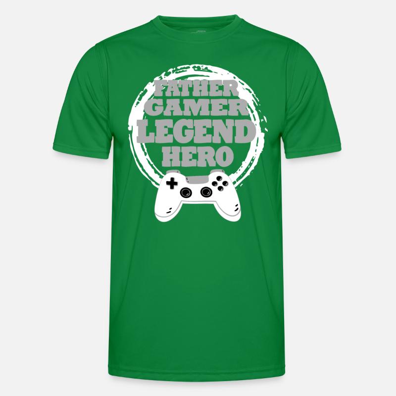 Daddy Gaming Retro Geschenkidee Männer Funktions-T-Shirt