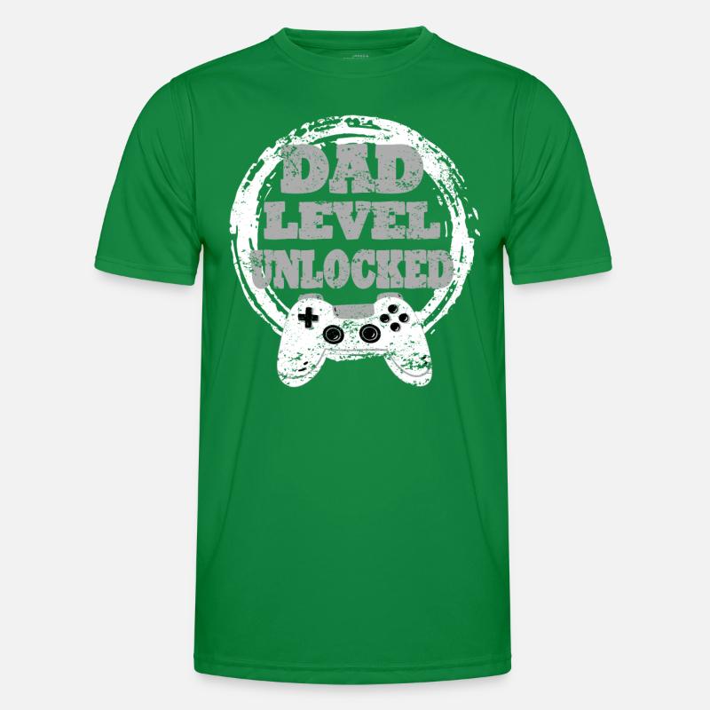 Daddy Gaming Retro Geschenkidee Männer Funktions-T-Shirt