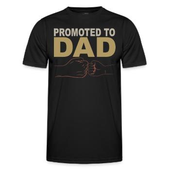 Tenue Retro Papa pour la fête des pères - T-shirt sport Homme - noir - Devant - AI Model Male 178 dark (178cm)