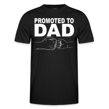 Retro Papa Outfit zum Vatertag - Männer Funktions-T-Shirt - Schwarz - Vorne - AI Model Male 178 dark (178cm)