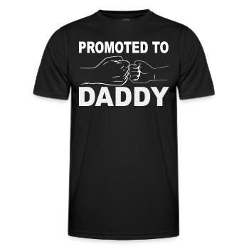 Retro Papa Outfit zum Vatertag - Männer Funktions-T-Shirt - Schwarz - Vorne - AI Model Male 178 dark (178cm)