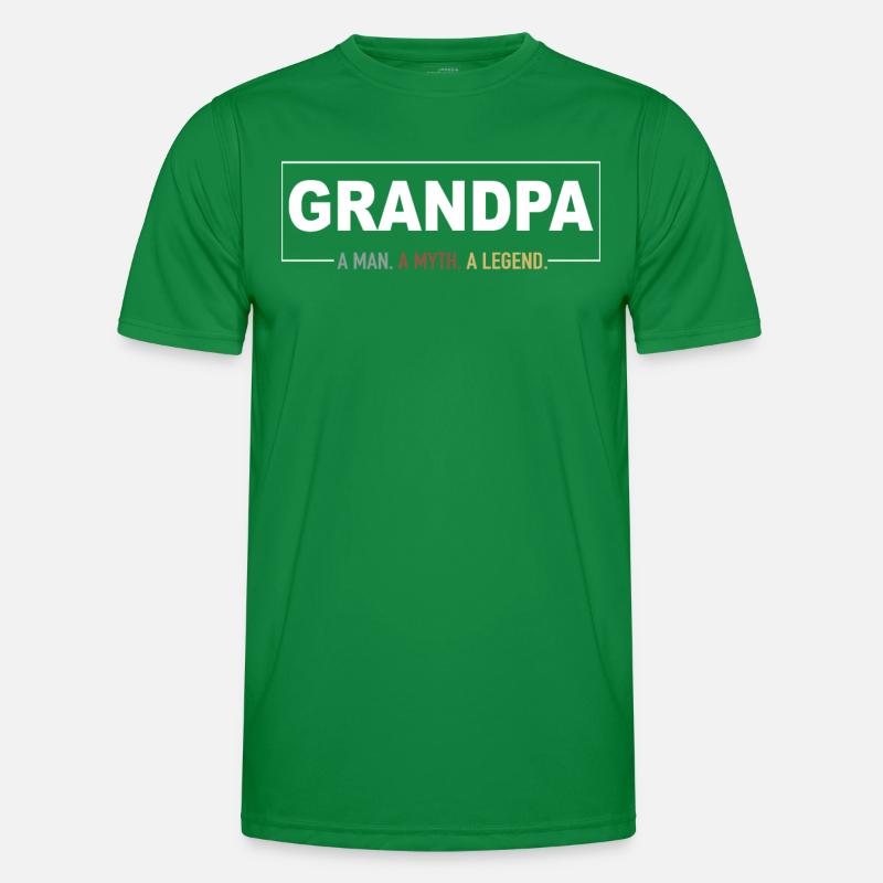 Opa Großeltern Geschenkidee Spruch Männer Funktions-T-Shirt