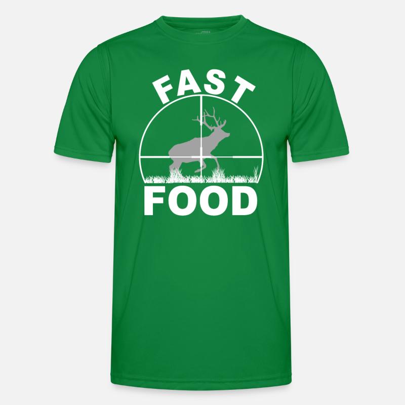 Jäger Jagt.Hirsch Geschenkidee Männer Funktions-T-Shirt