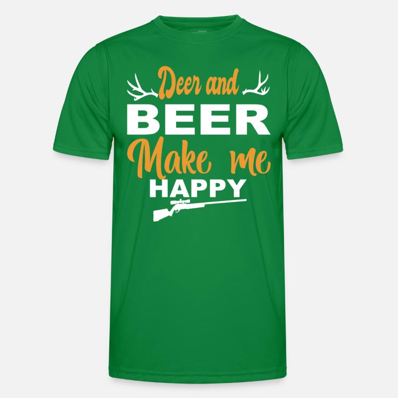 Jäger Jagt.Hirsch Geschenkidee Männer Funktions-T-Shirt