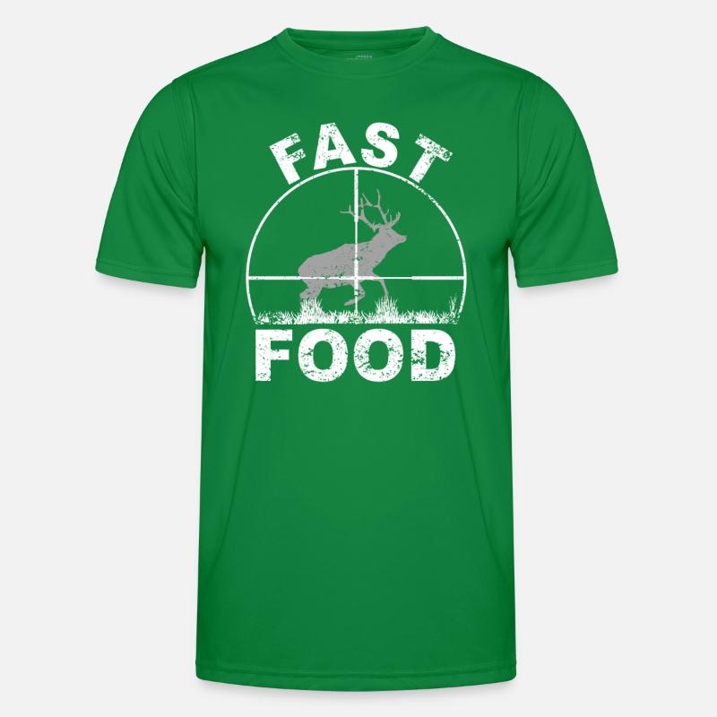 Jäger Jagt.Hirsch Geschenkidee Männer Funktions-T-Shirt