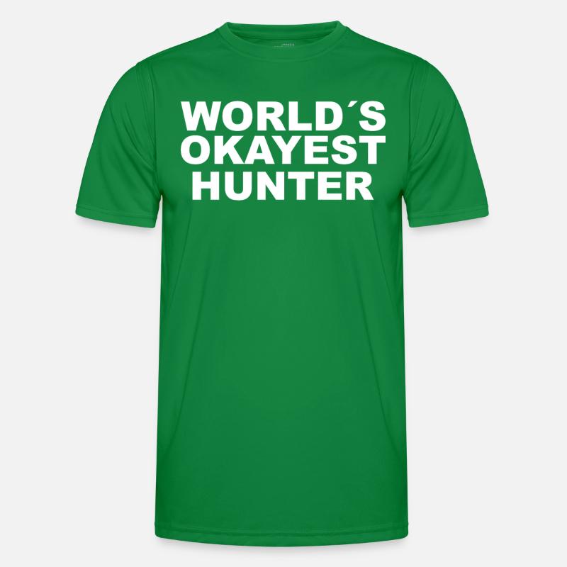 Jäger Jagt.Hirsch Geschenkidee Männer Funktions-T-Shirt