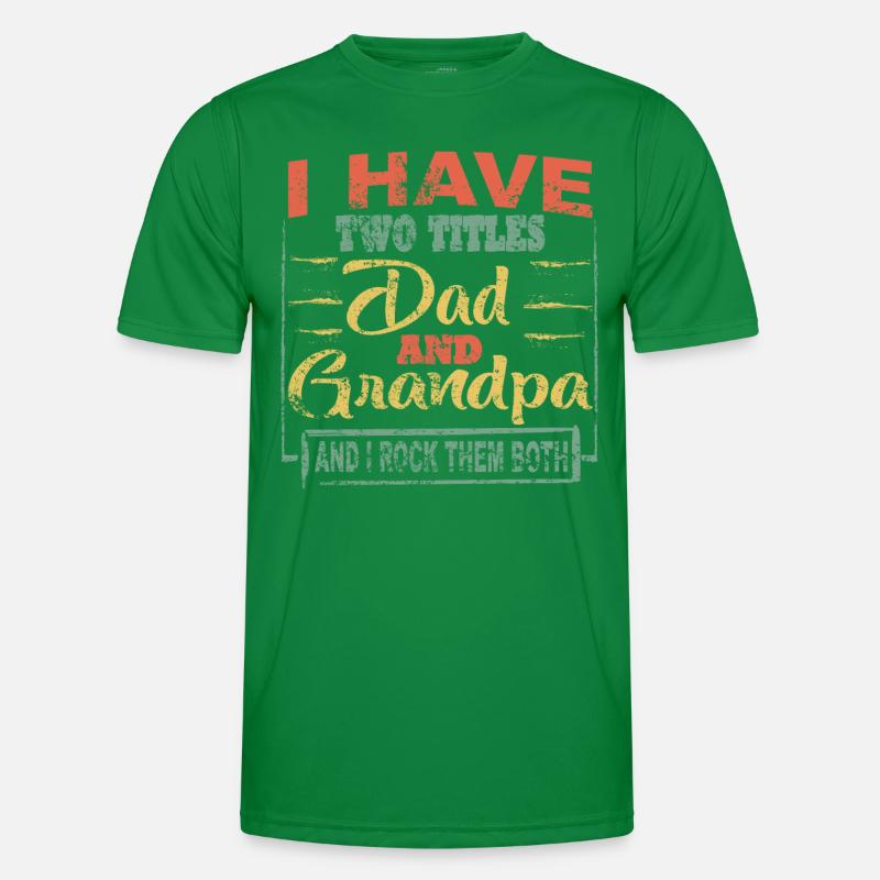 Opa Großeltern Geschenkidee Spruch Männer Funktions-T-Shirt