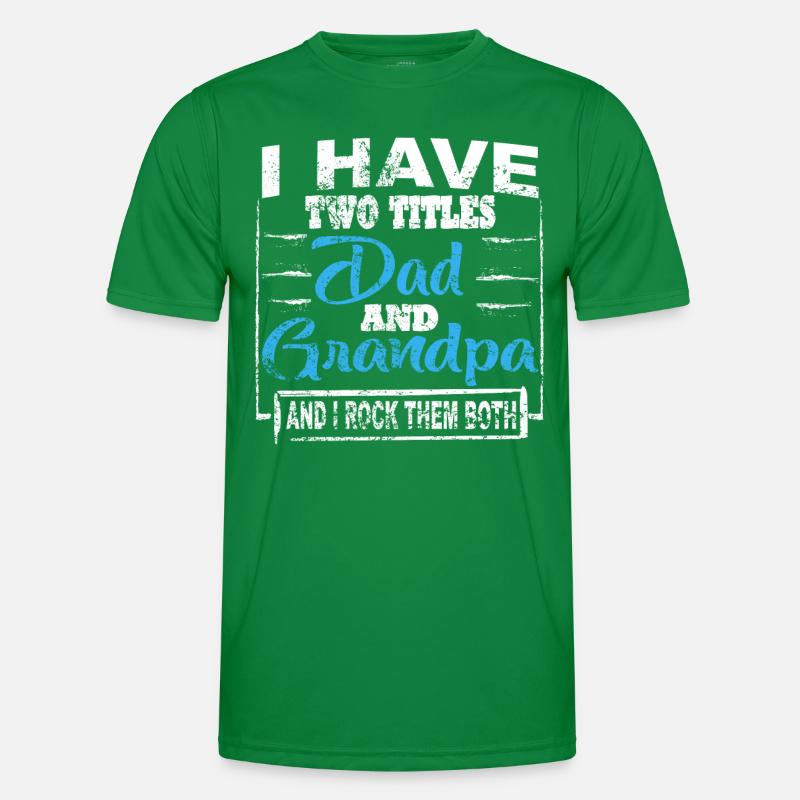 Opa Großeltern Geschenkidee Spruch Männer Funktions-T-Shirt