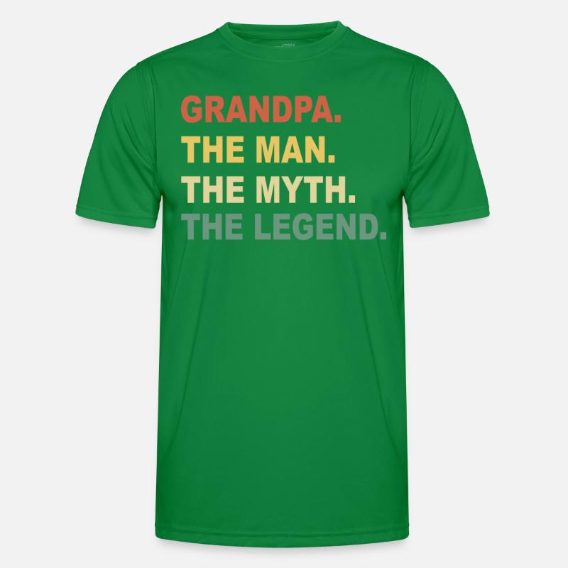 Opa Großeltern Geschenkidee Spruch Männer Funktions-T-Shirt