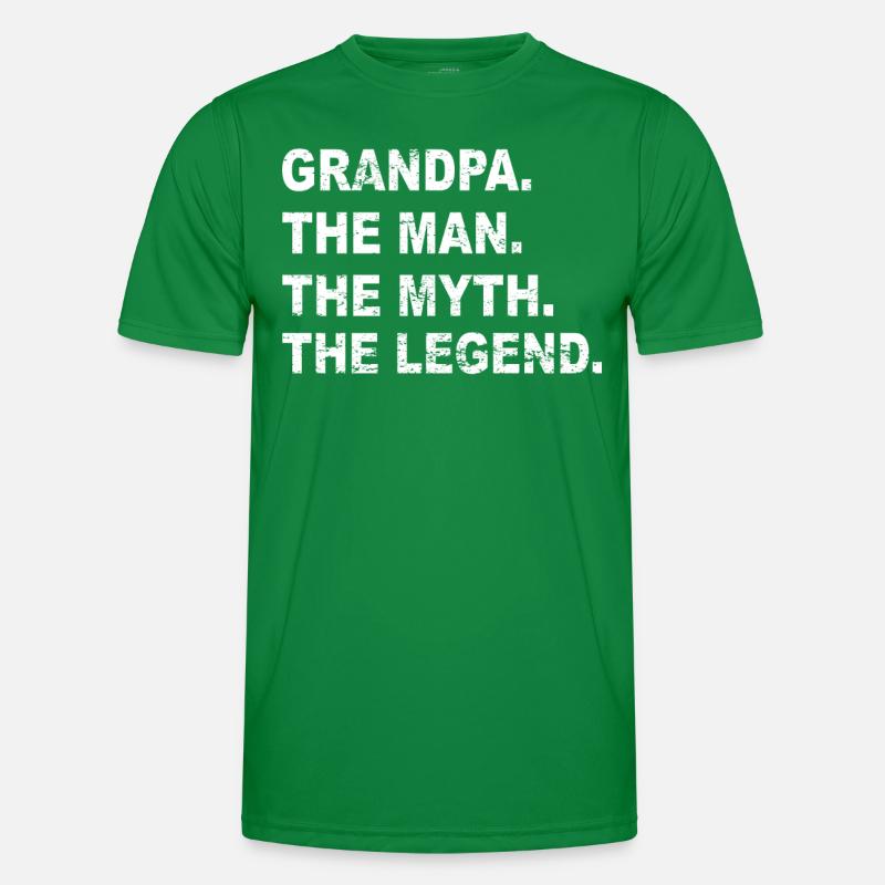 Opa Großeltern Geschenkidee Spruch Männer Funktions-T-Shirt