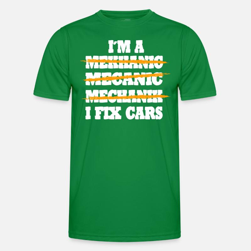 Mechaniker KFZ Auto Geschenkidee Männer Funktions-T-Shirt