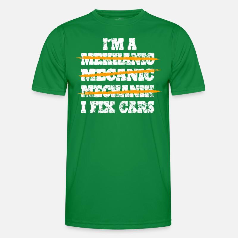 Mechaniker KFZ Auto Geschenkidee Männer Funktions-T-Shirt