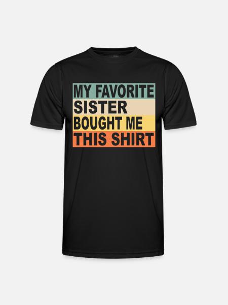 Grote broer broer broer familie - Functioneel T-shirt voor mannen - zwart