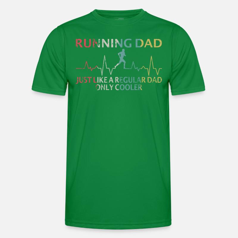 running daddy running gift idea Men's Functional T-Shirt