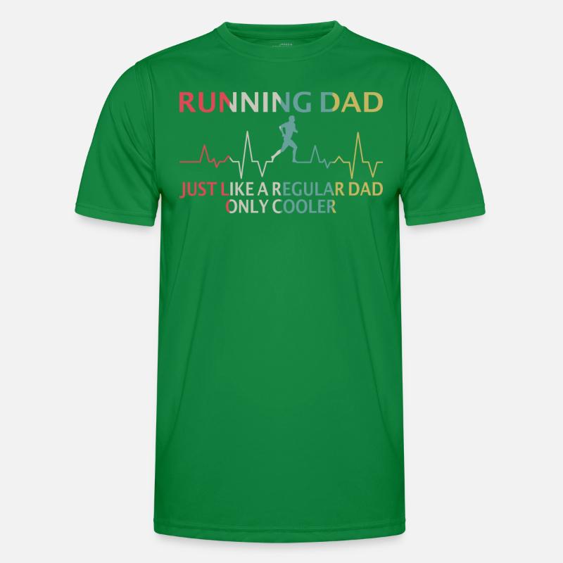 running daddy running gift idea Men's Functional T-Shirt