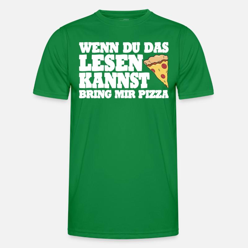 Pizza Lustig Spruch Geschenkidee Männer Funktions-T-Shirt