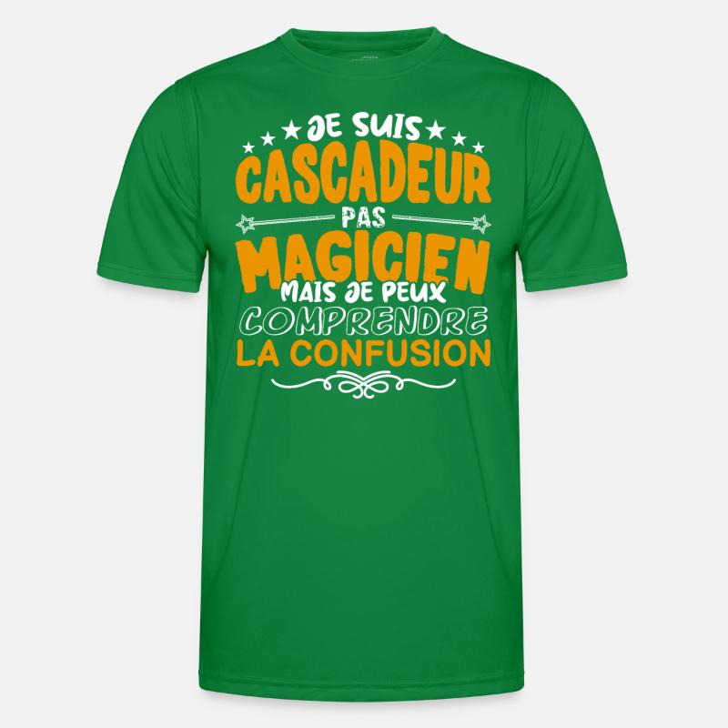 Cascadeur | Cascadeur pas Magicien | Meilleur Casc T-shirt sport Homme