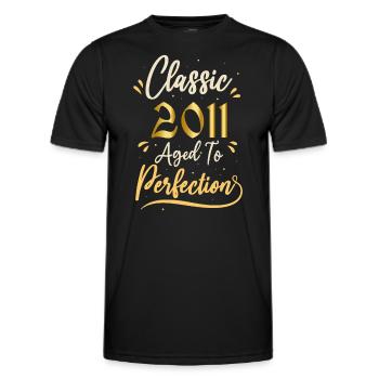 Anniversaire 2011 cadeau 2011 Classic 2011 - T-shirt sport Homme - noir - Devant - AI Model Male 178 dark (178cm)