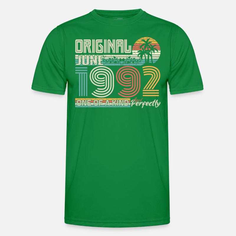 Juni 1992 Juni-Jubiläum Juni 1992 Männer Funktions-T-Shirt