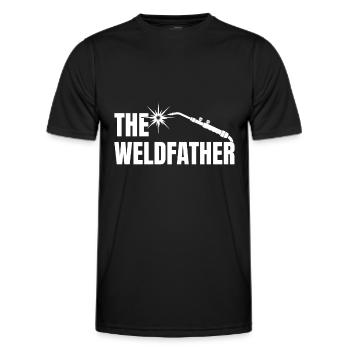 The Weldfather Welding Gift Idea - Männer Funktions-T-Shirt - Schwarz - Vorne - AI Model Male 178 dark (178cm)