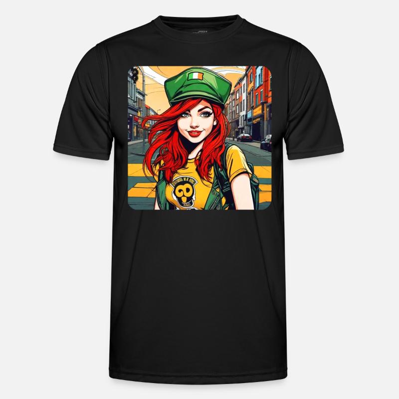 Fille rousse irlandaise cool T-shirt sport Homme
