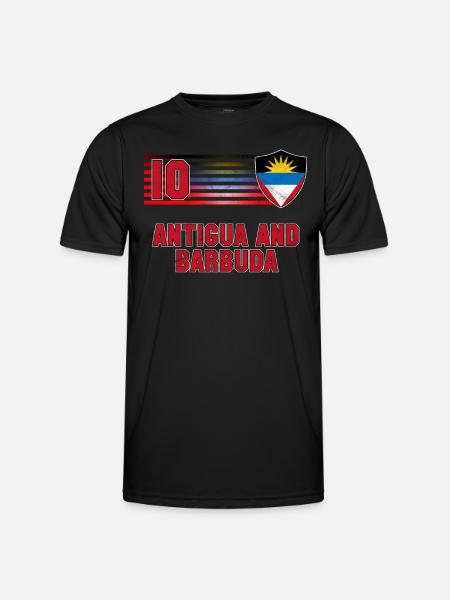 Antigua and Barbuda - Men's Functional T-Shirt - black