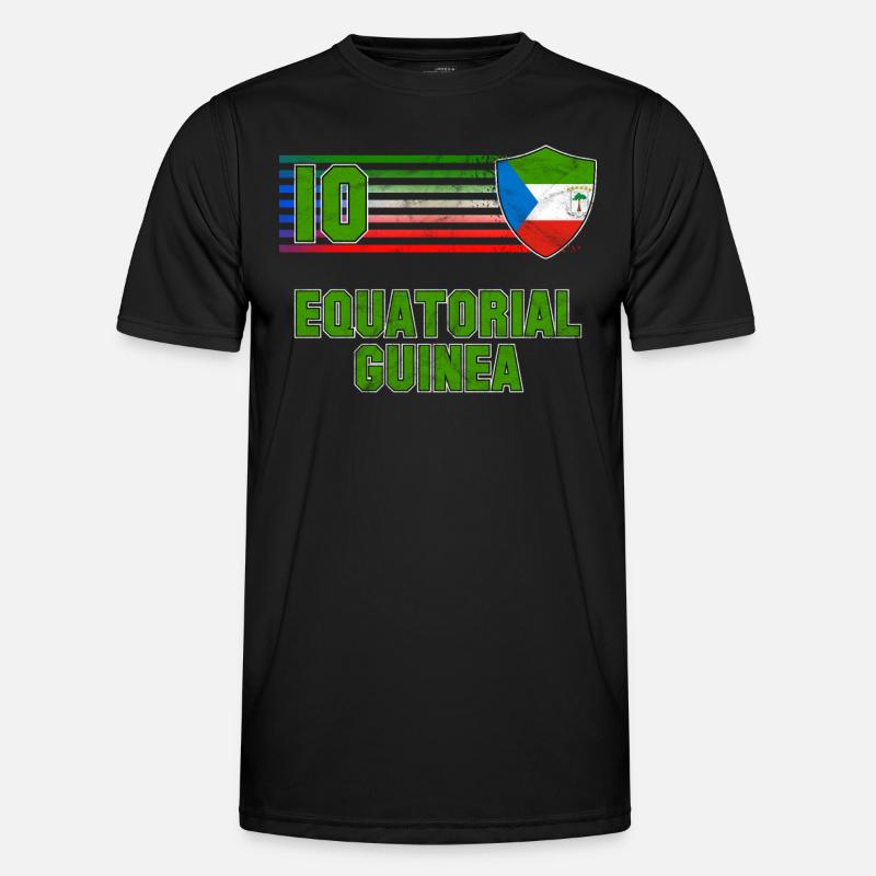 Equatorial Guinea - Men's Functional T-Shirt - black