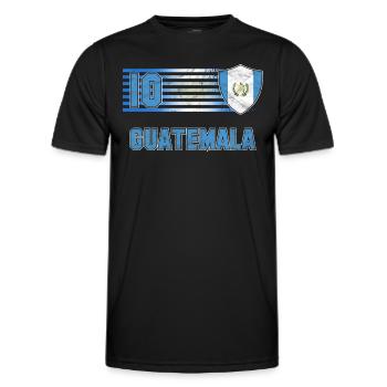 Guatemala - T-shirt sport Homme - noir - Devant - AI Model Male 178 dark (178cm)