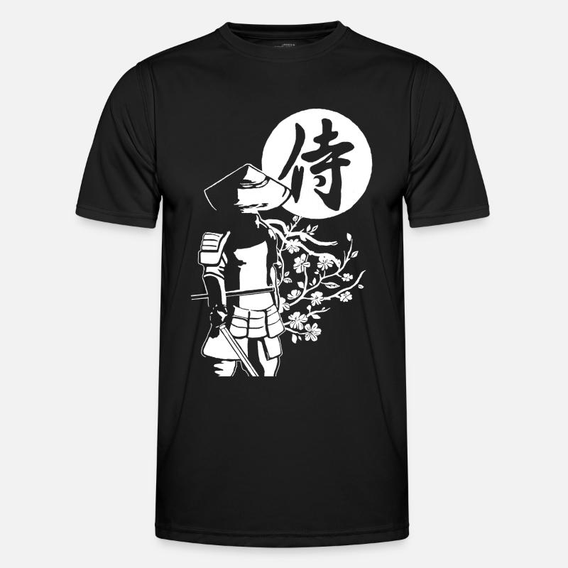 White Samurai - Men's Functional T-Shirt - black