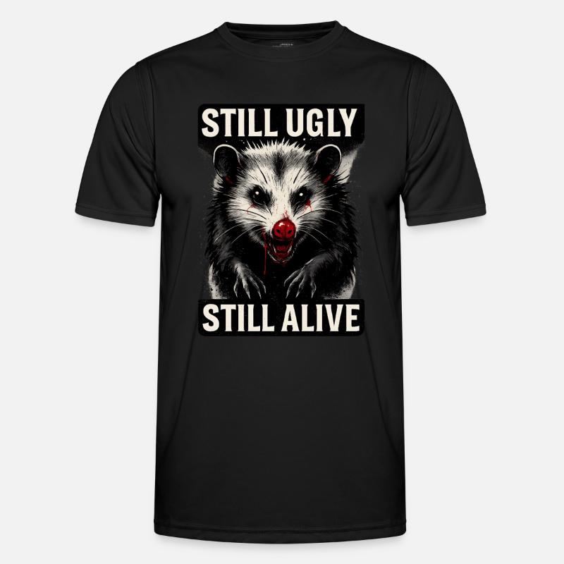 Opossum – Still Ugly Still Alive Men's Functional T-Shirt