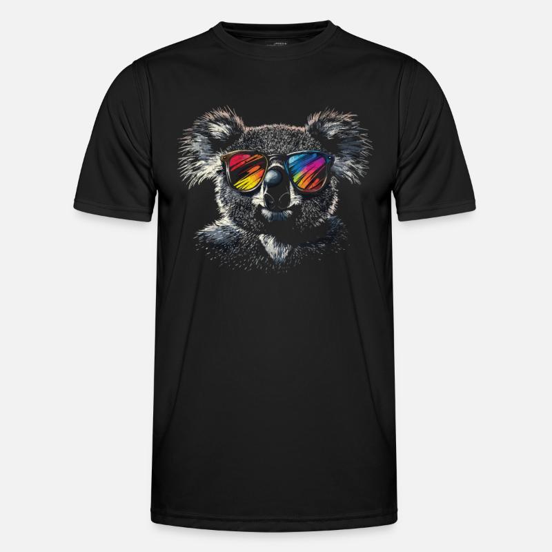 Koala Mit Sonnenbrille Männer Funktions-T-Shirt