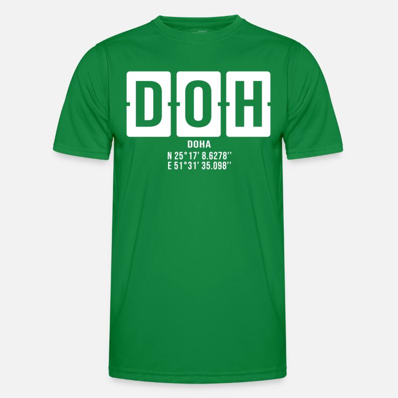 Katar Doha Doha Katar Männer Funktions-T-Shirt