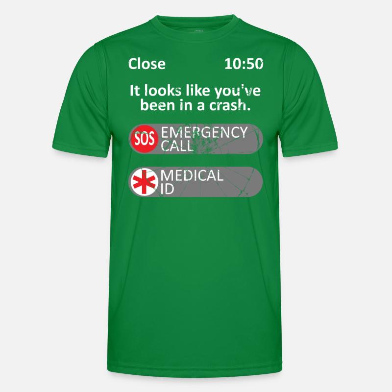 Es sieht so aus, als hättest du einen Unfall gehabt Männer Funktions-T-Shirt