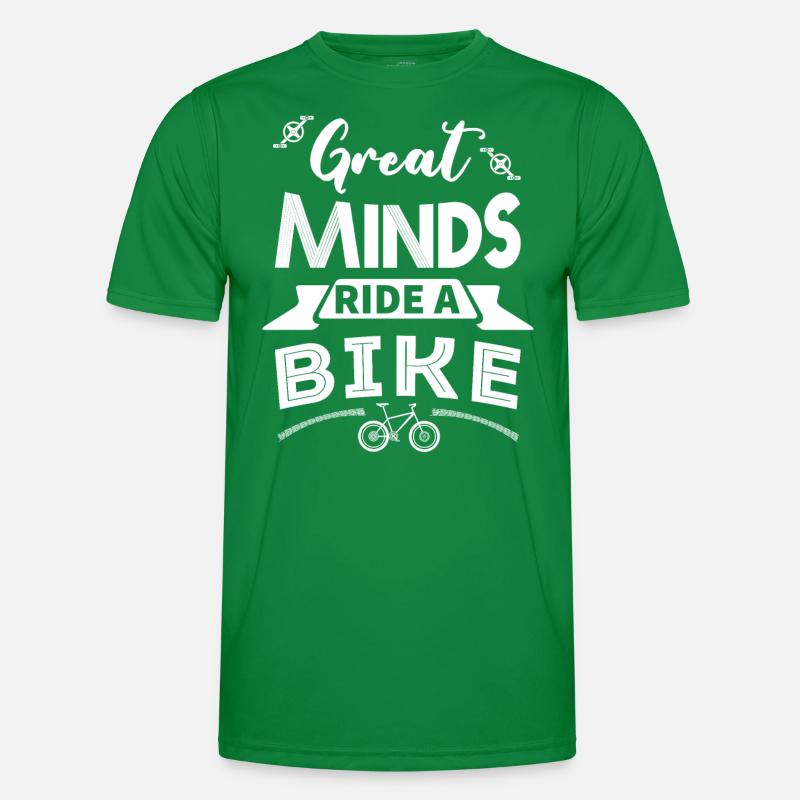 Grands esprits Roulez à vélo T-shirt sport Homme