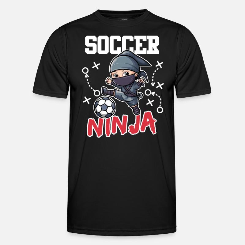 Soccer Ninja - Men's Functional T-Shirt - black