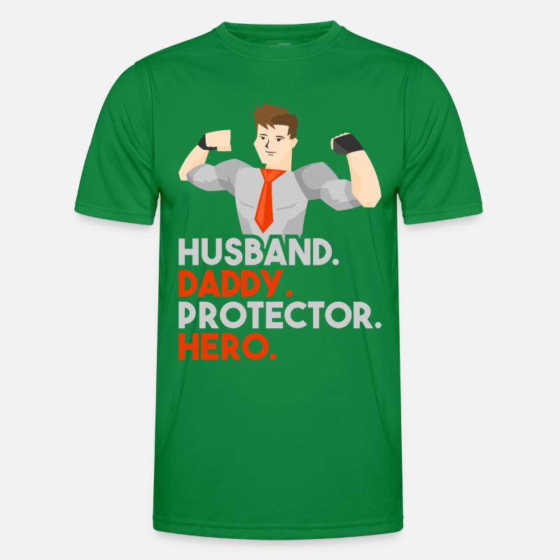 Daddy Superhero Men's Functional T-Shirt