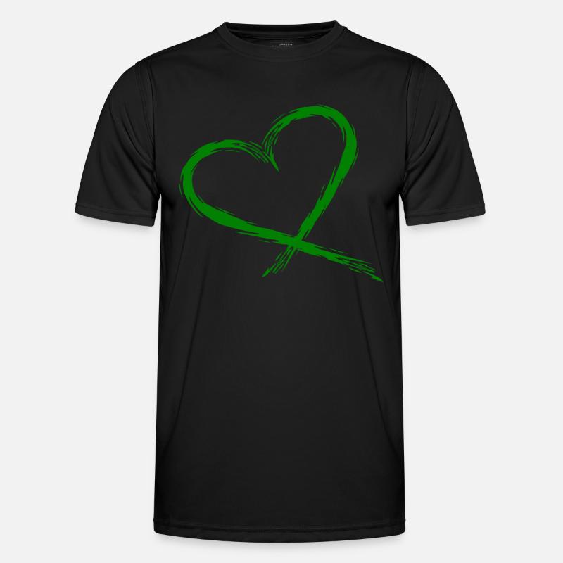 Heart design vector Men's Functional T-Shirt