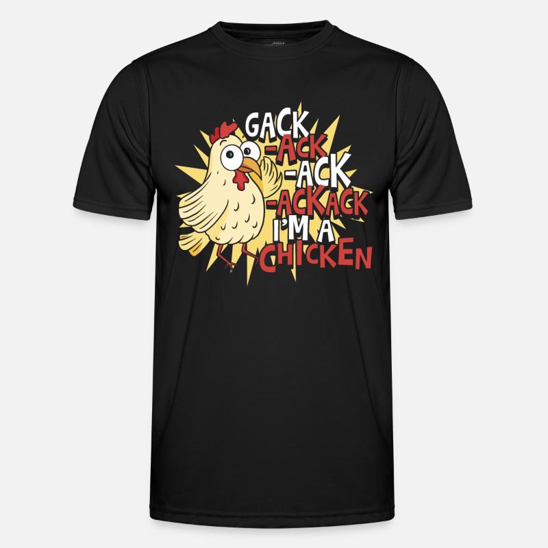 I'm A Chicken - Men's Functional T-Shirt - black