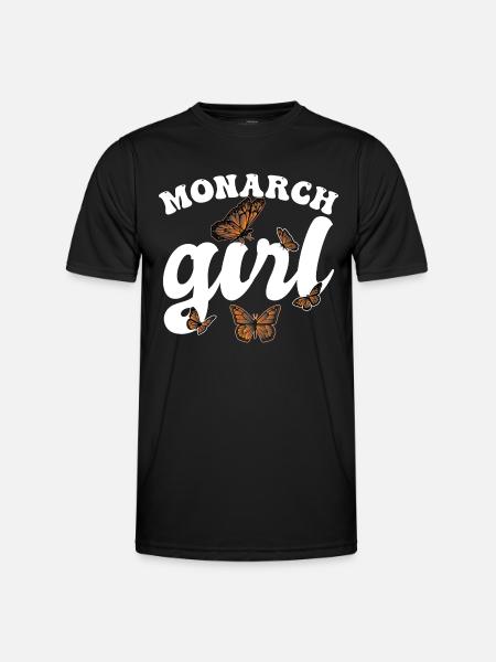 Fille monarque - T-shirt sport Homme - noir