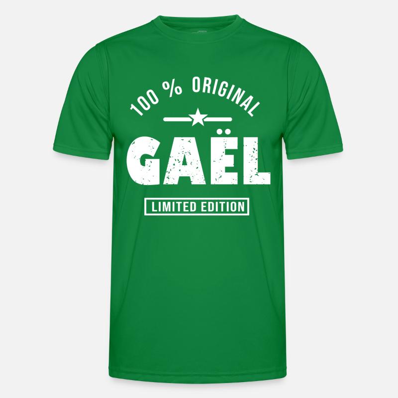 Gaël Hemd personalisierter Name Gael Männer Funktions-T-Shirt