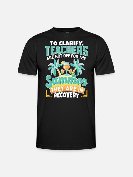 Summer Teacher - Men's Functional T-Shirt - black