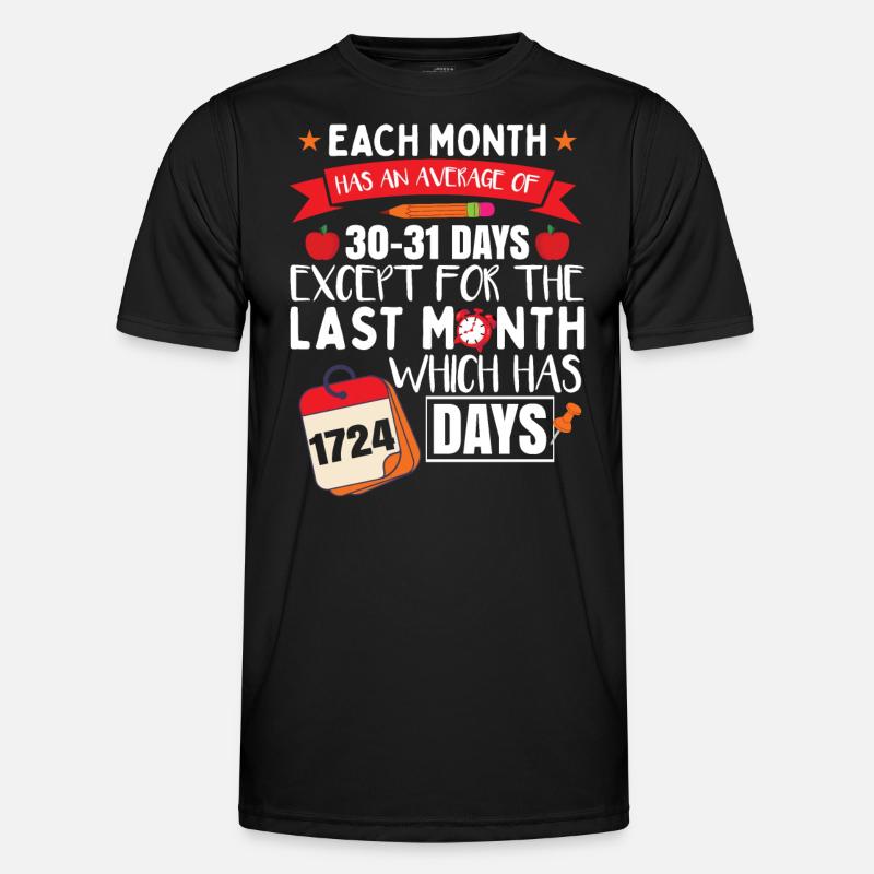 Funny School Teacher Teaching - Men's Functional T-Shirt - black
