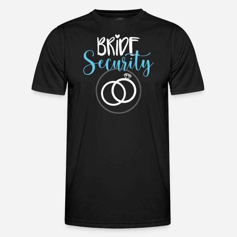 Bride Security - Men's Functional T-Shirt - black