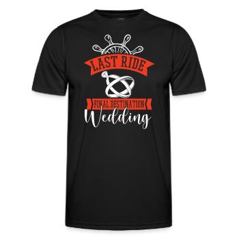 Bachelorette Party - Men's Functional T-Shirt - black - Front - AI Model Male 178 dark (178cm)